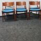 A set of 6 Vintage Danish design dining chairs by Vestervig Eriksen