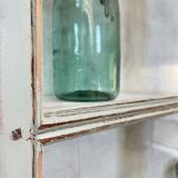 Furniture two body showcase, around 1900.