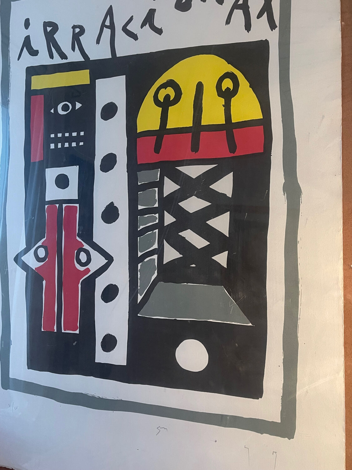 Screen print by Ignasi Sumoy