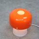 Rare Orange Mushroom Table Lamp by Luigi Massoni for Guzzini, 1970s