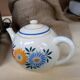 Vintage earthenware teapot