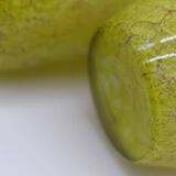 Set 2 Rare Vase Ovoïde signé F-T Legras Pare de verre Art deco 1930