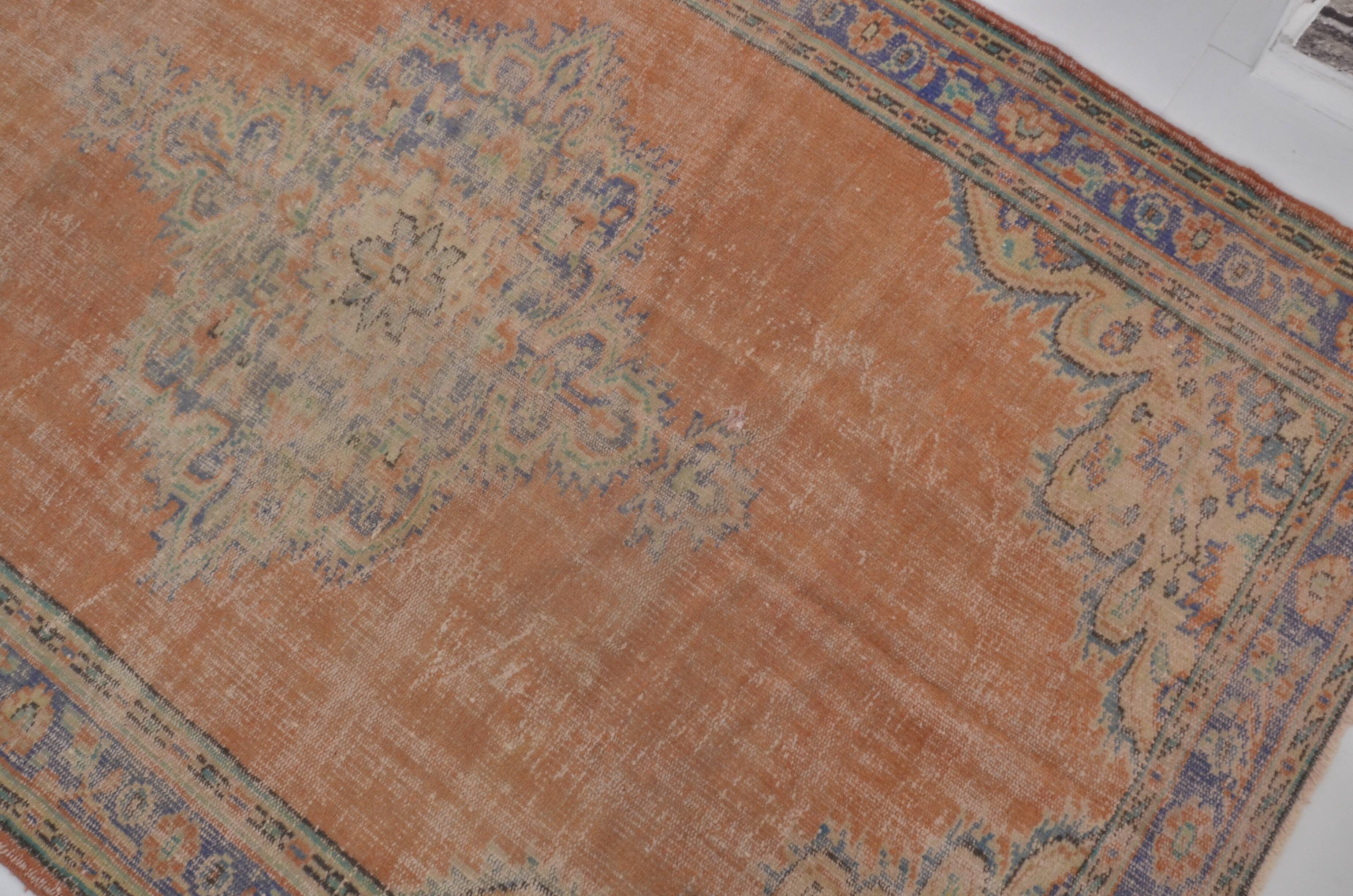 Oushak Turkish Orange Carpet sku 1703