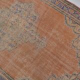 Oushak Turkish Orange Carpet sku 1703