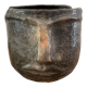 Terracotta head vase