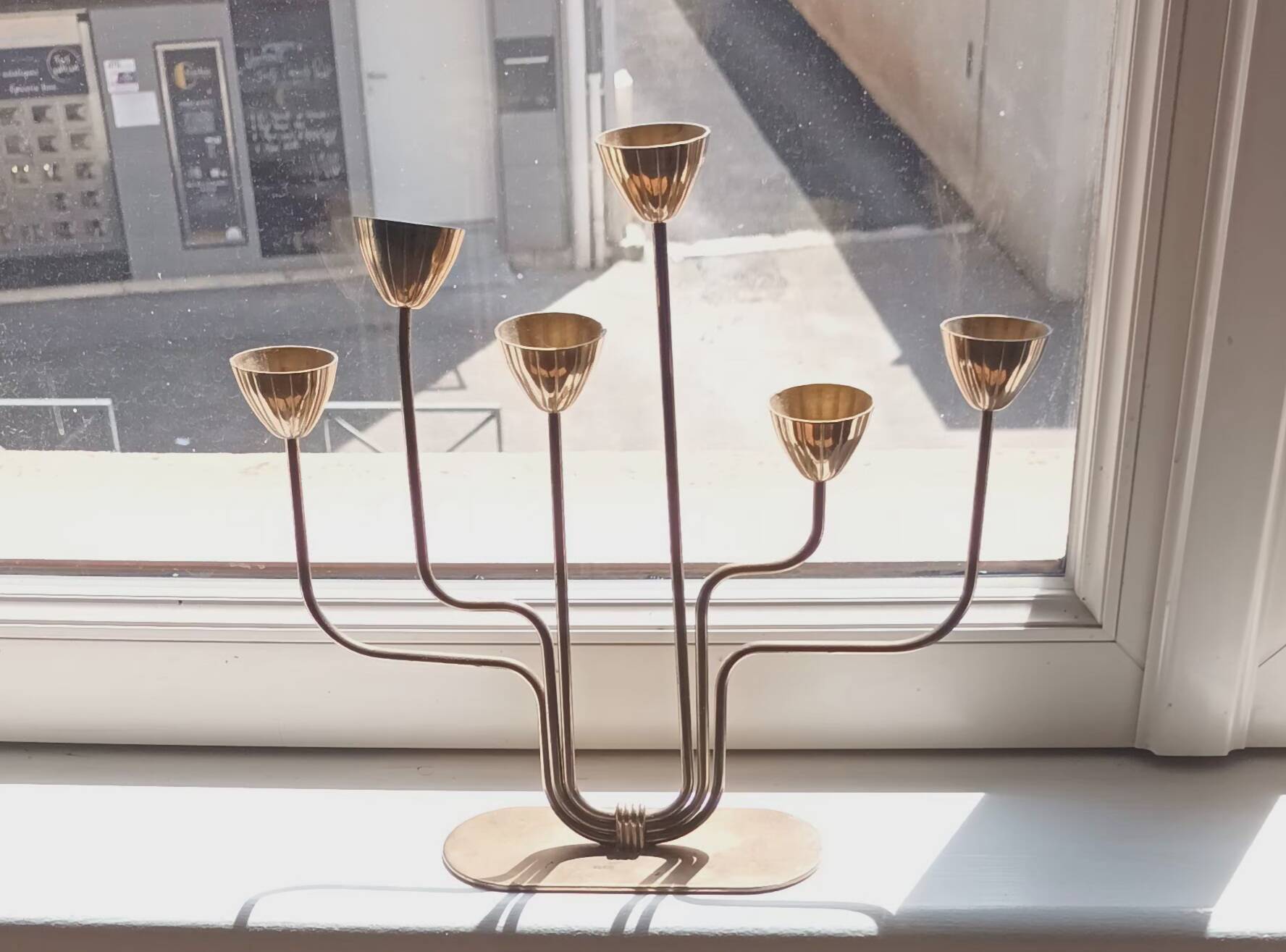 Scandinavian Chandelier Gunnar Ander – Ystad Metall Edition 1960