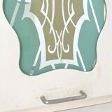 Art Deco mirror toilet cabinet