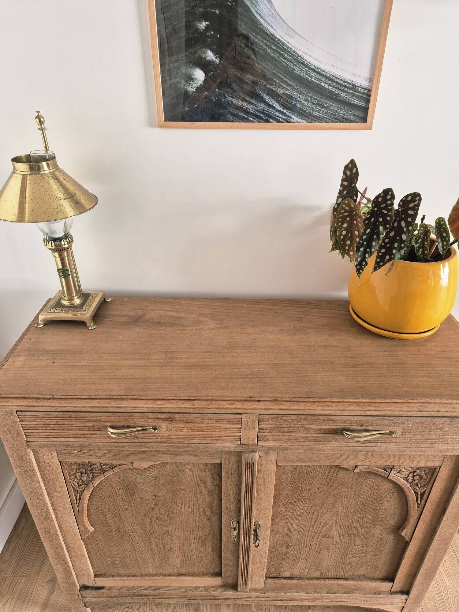 Art Deco oak sideboard