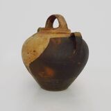 Old goat, jug, gargoulette, sandstone water pitcher. nineteenth century