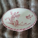 Antique compote dish in Gien ironstone.