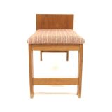 Scandinavian oak telephone bench, Sweden, 1960