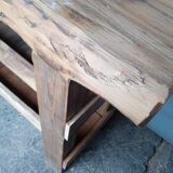 Professional furniture 120cm old solid wood workbench