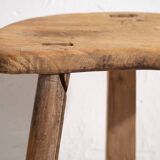 Antique Primitive Style Oriental Stool (c.1920) #2