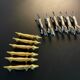1 Set of 2 boxes of 6 dog and horse shaped knife holders