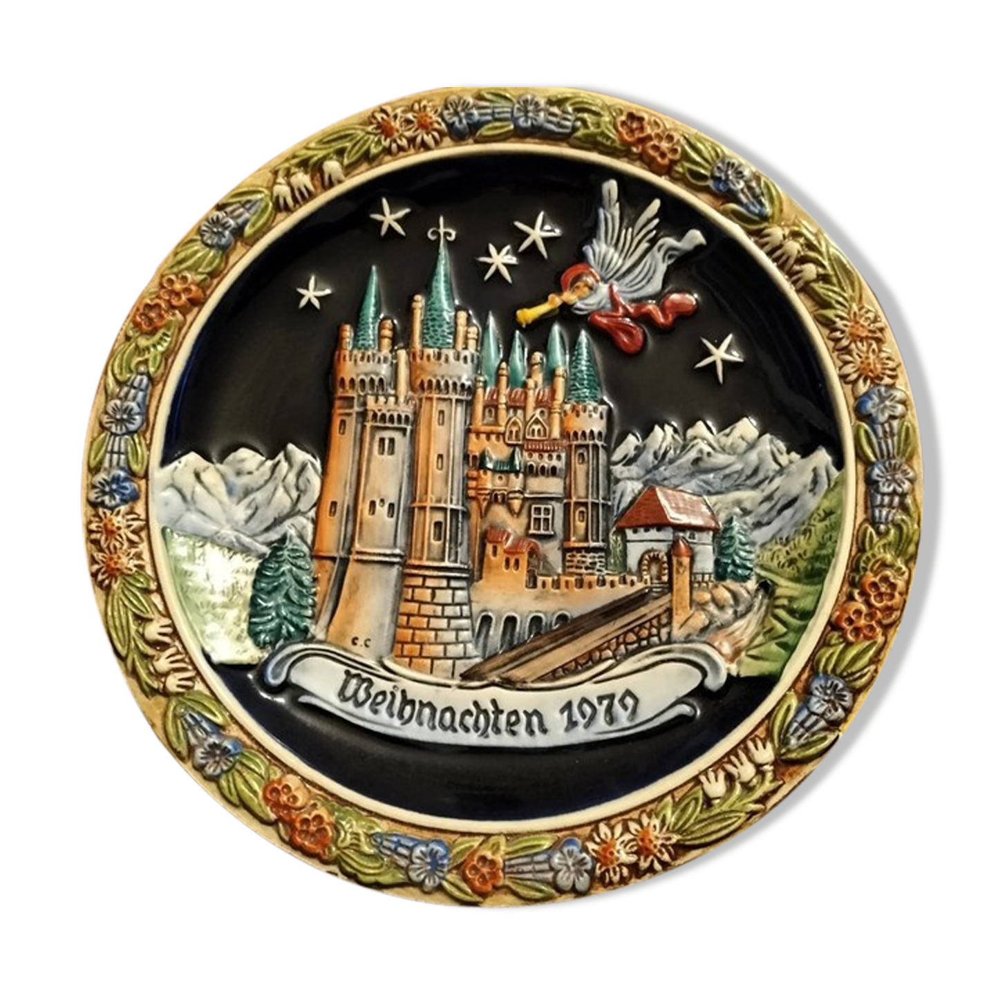 Assiette Weihnachten de 1979 Grenza série limitée