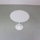 Eero Saarinen White Vintage Tulip Side Table for Knoll, 1960