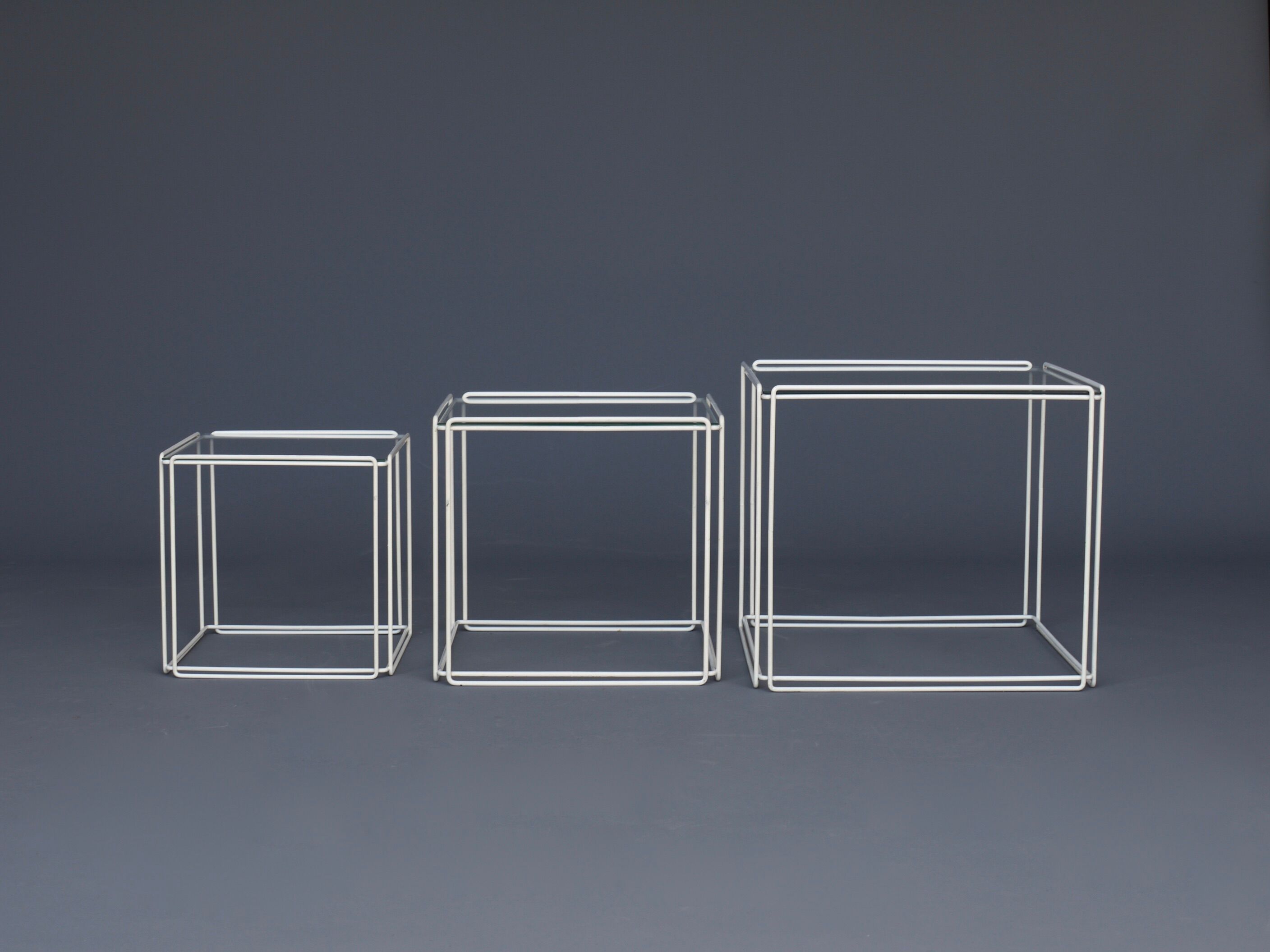 Vintage Isocele Nesting Tables by Max Sauze 1970s