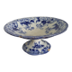 Faience display creil montereau flora old compotier on piedouche