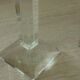 Pair of diamond crystal candle holders
