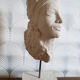 Woman's head in plaster