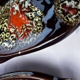 5 fish plates by Marius Giuge for Vallauris