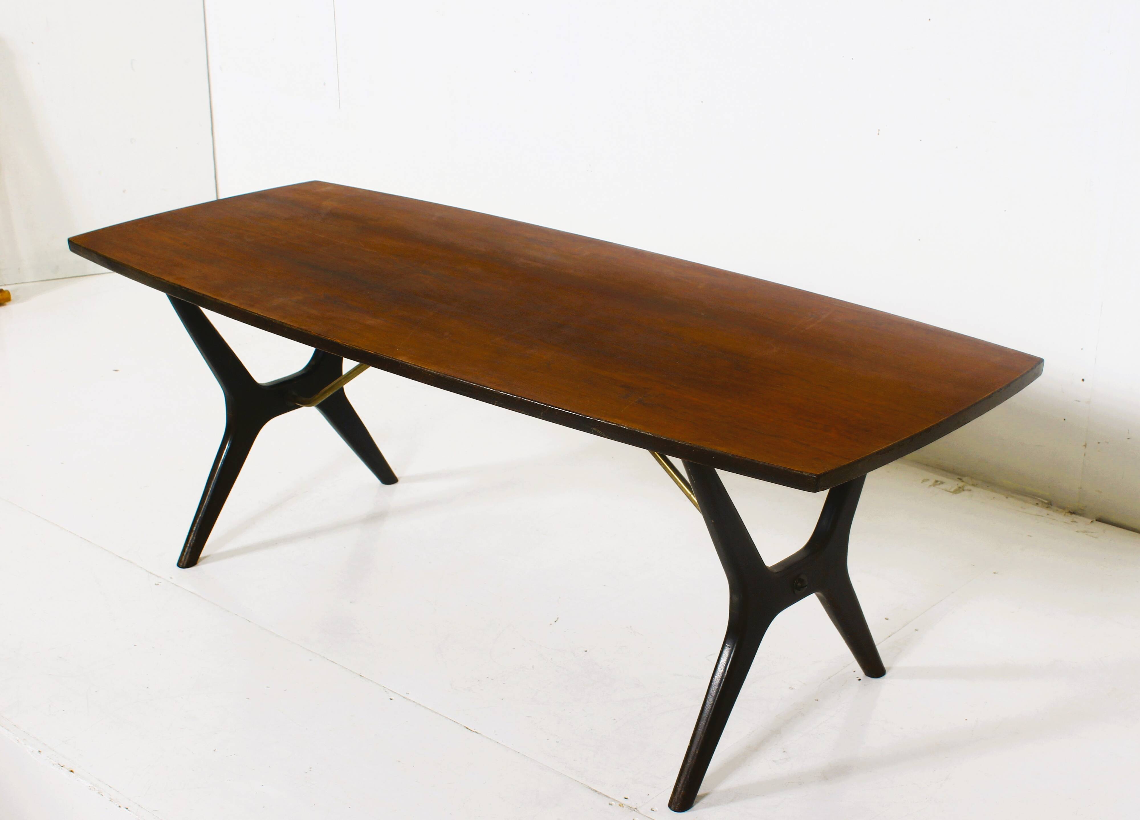 Vintage Danish rosewood coffee table circa 1970