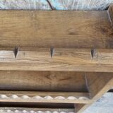 Burmese teak wall shelf