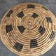 Basket straw bowl origin African hand weave 34 cm