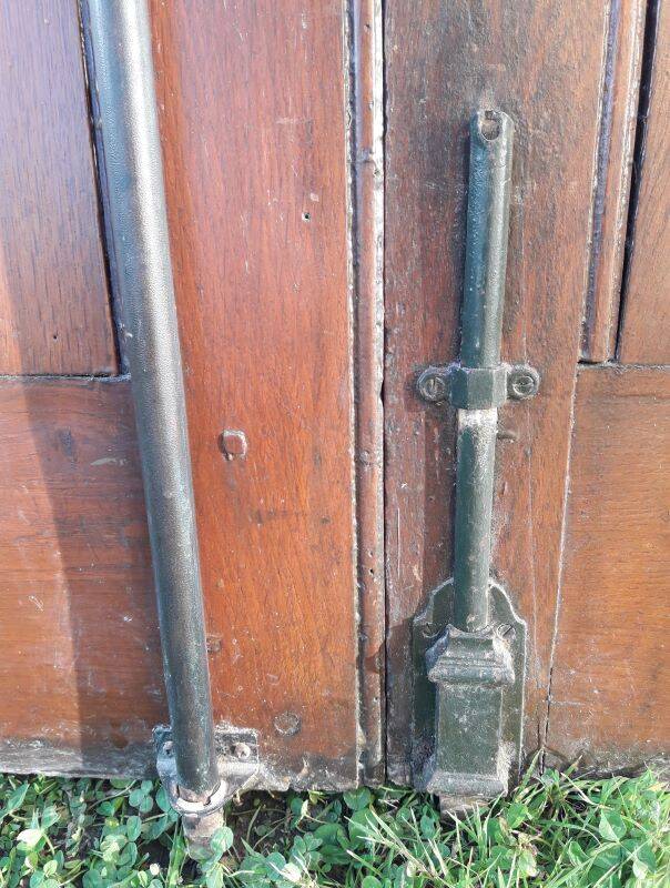 Double entrance door 227x142.2cm oak multi-point lock and frame