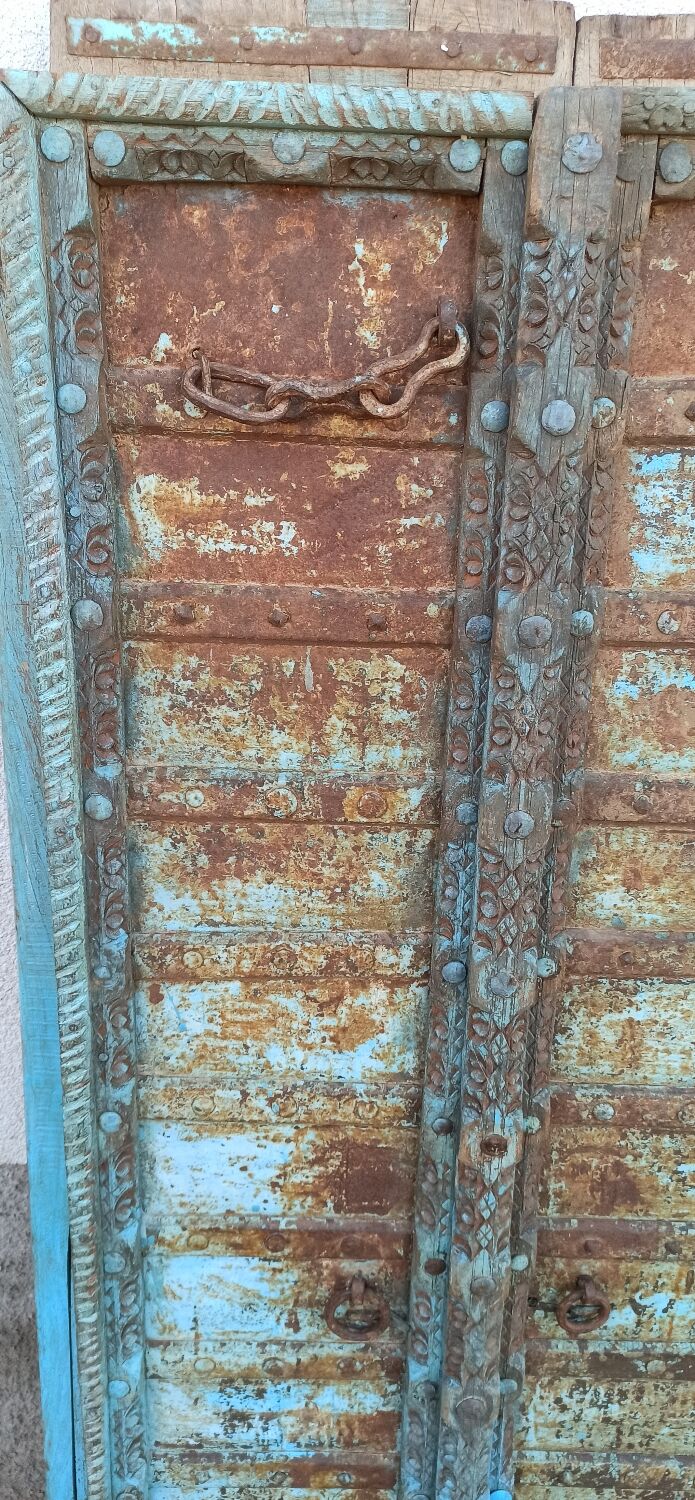 Old wooden door