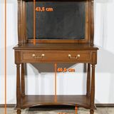 Table console en merisier, style Louis XVI, fin XIXème