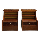 Pair of 70s bedside tables