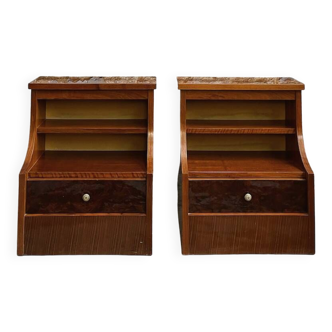 Pair of 70s bedside tables