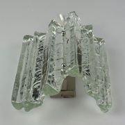 Wall lamp Wall Sconce Fischer Leuchten Germany Ice Glas Design