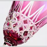 Set of 4 wine glasses from the Rhine Roemer St Louis Crystal model Tarn