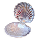 Metal shell butter dish, 1960.