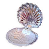 Metal shell butter dish, 1960.