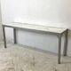 Console métal et marbre de carrare