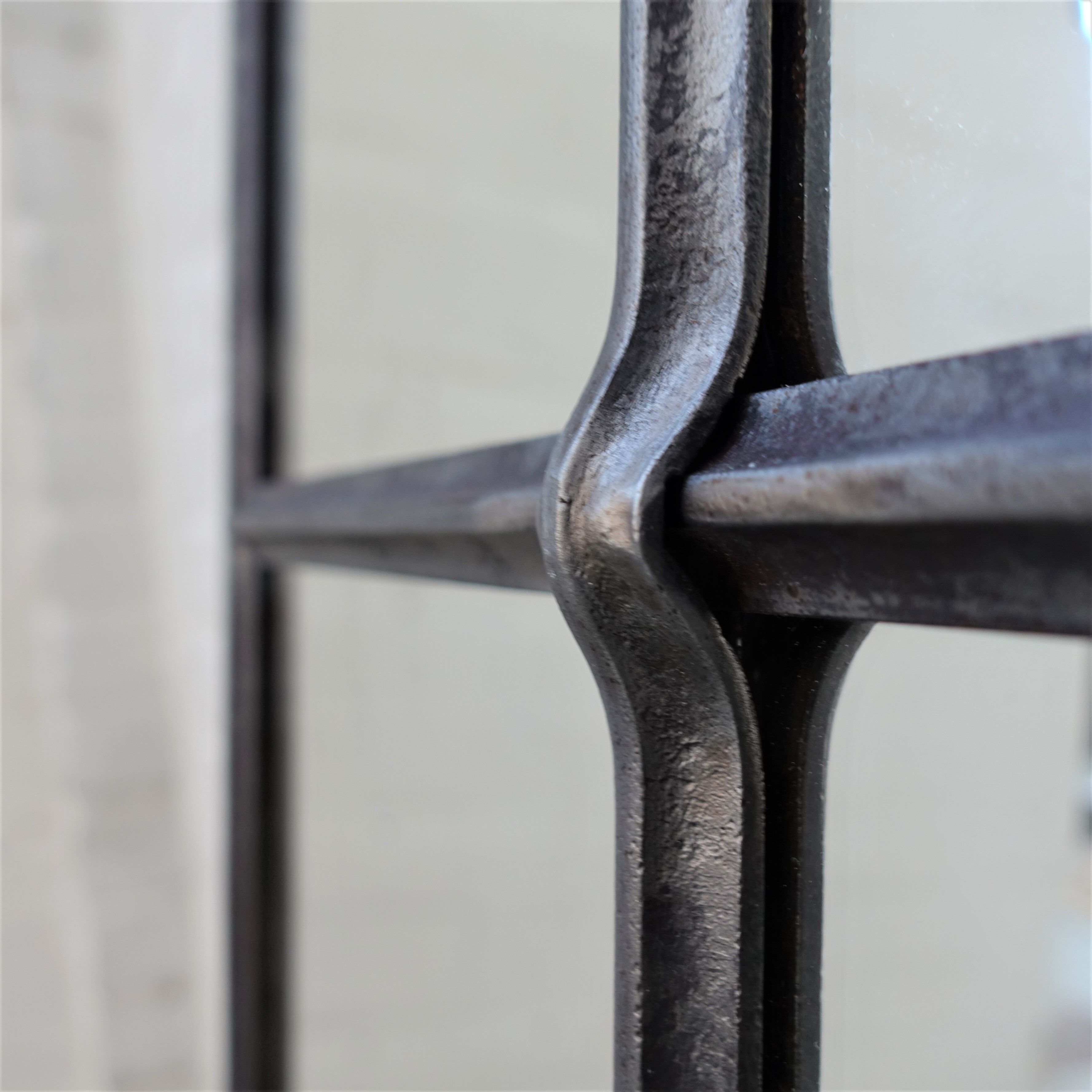 Antique industrial mirror