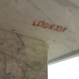 Carrara marble coffee table, Italy 1970s