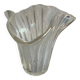 Vase verre aspect irisé