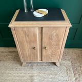 Bedside table raw solid wood