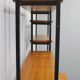 1970s Italian teak shelves unit with desk