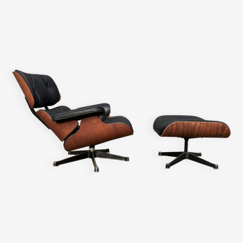 Eames Lounge chair + Ottoman, 1st Vitra edition (licensed by Herman Miller)
