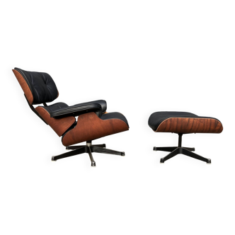 Eames Lounge chair + Ottoman, 1er édition Vitra (en license de Herman Miller)