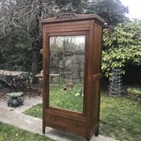 Art Deco cabinet with bevelled mirror 1930/1940
