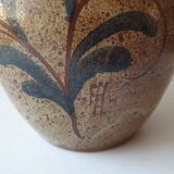 Large glazed stoneware ceramic pitcher Le refuge - 29cm