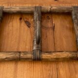 Pair of rattan coat racks from the 60s and 70s