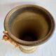 Large! Mid Century ceramic Vase, Brown, Vintage
