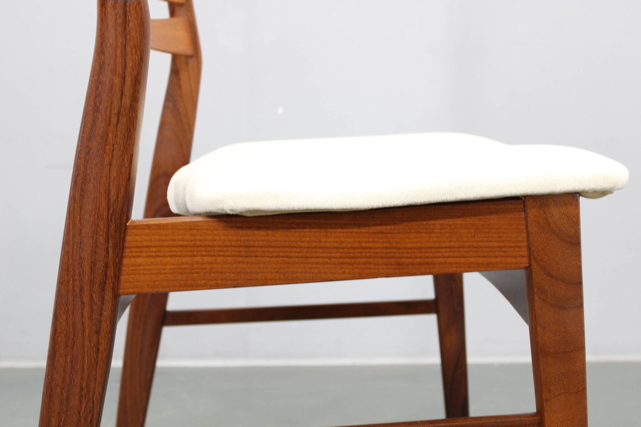 Set of six Danish mid-century teak dining chairs, Denmark, 1960s